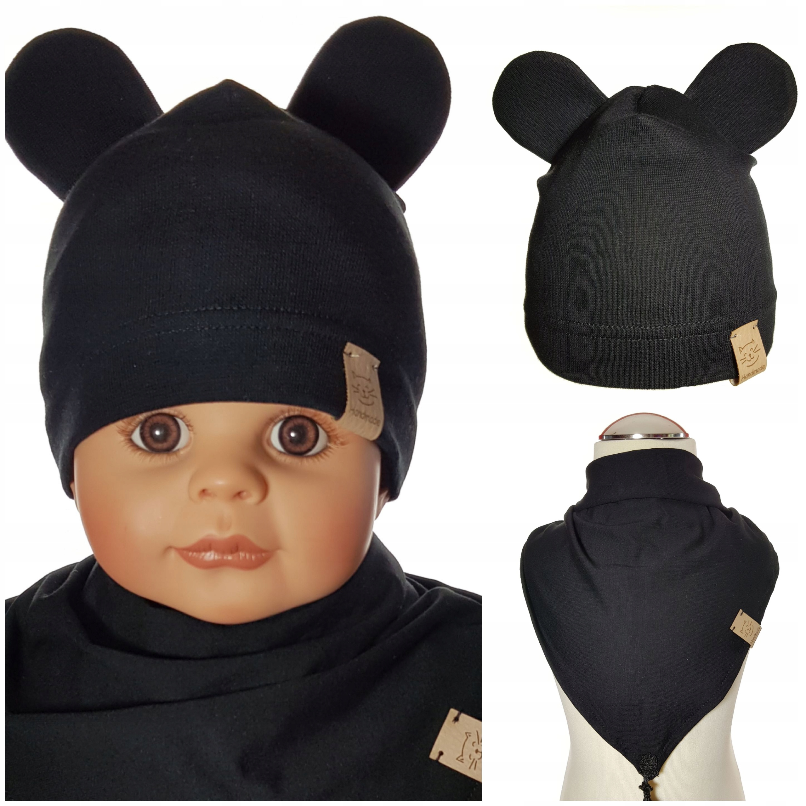 

Komplet Czapka Myszka Miki +chustka 3M-9LAT 3KOLOR