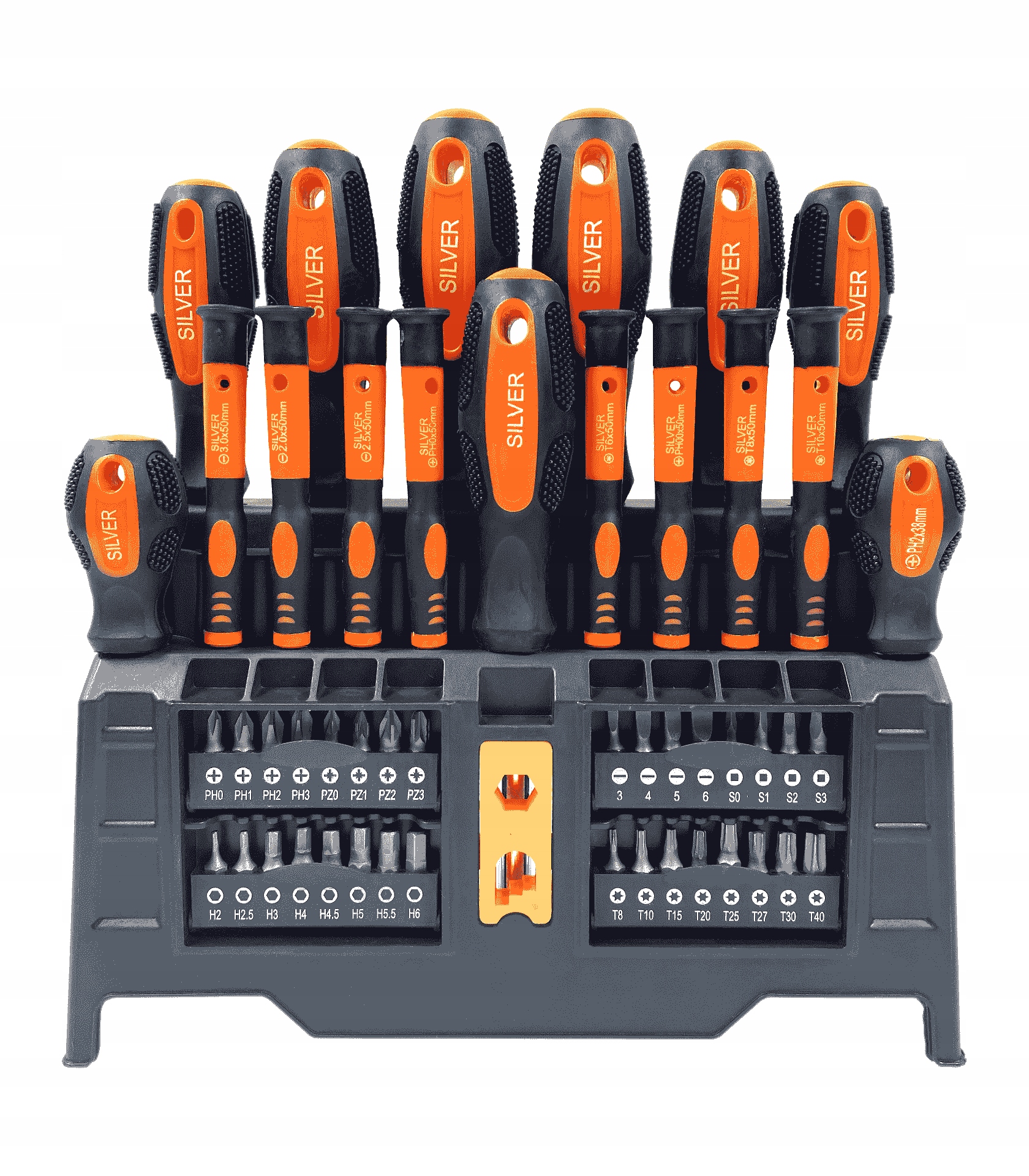 

Zestaw Śrubokrętów Wkrętaków Bity 50 El Magnetyzer