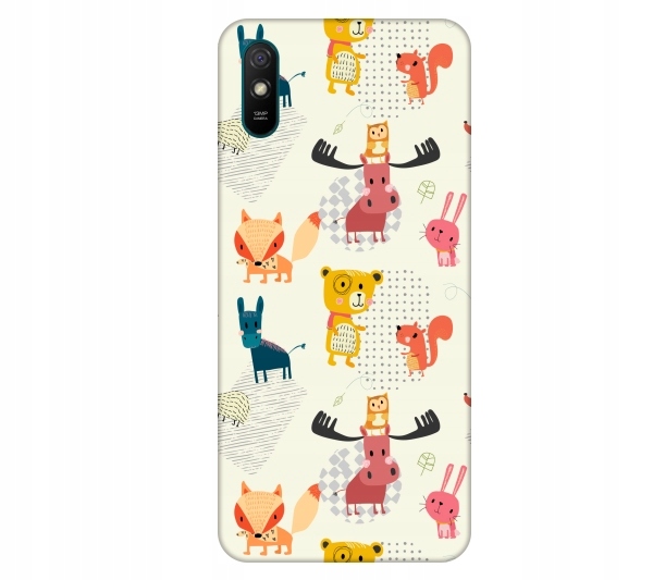 

Etui na telefon Xiaomi Redmi 9A Slodkie zwierzatka