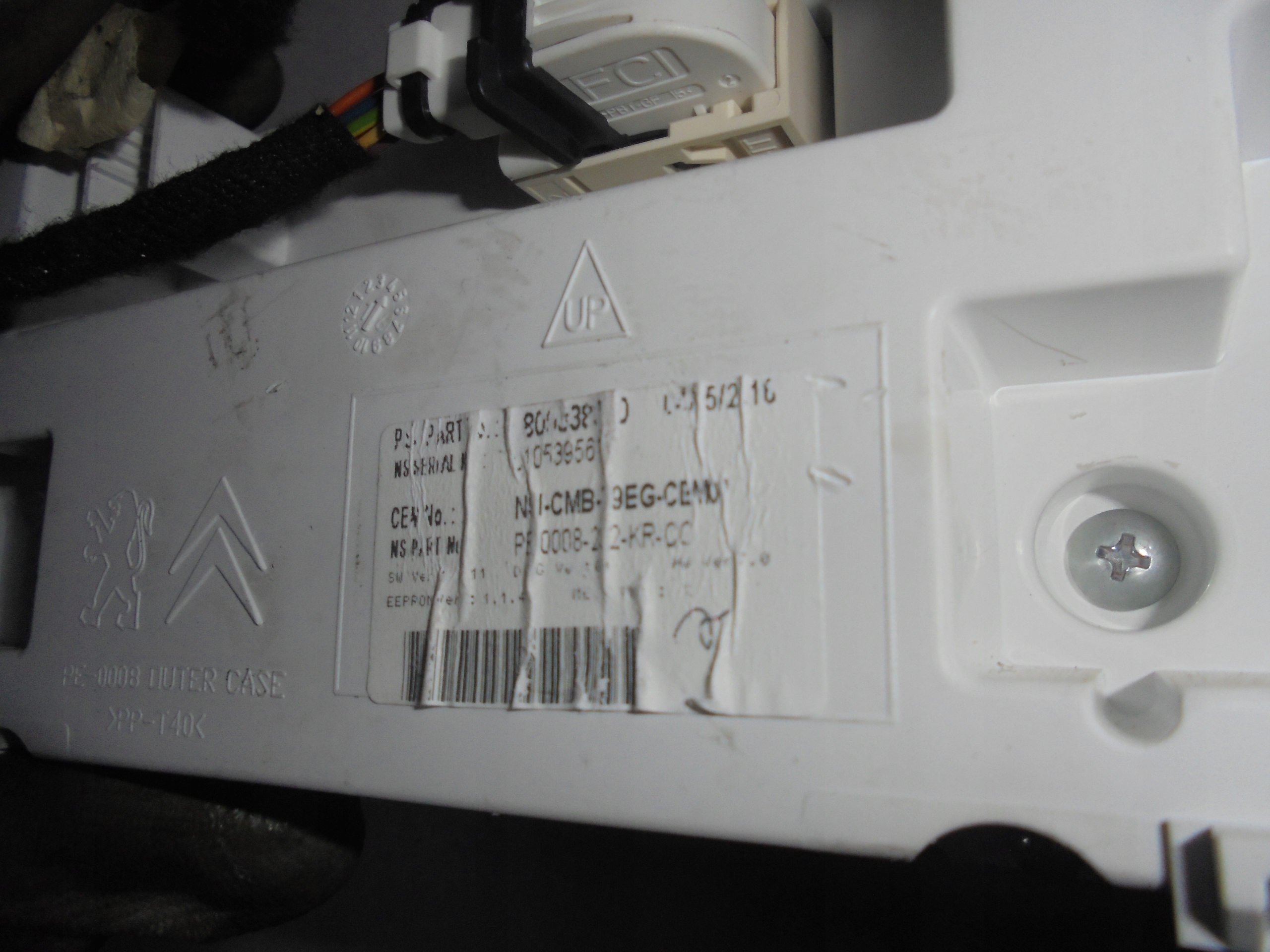 PEUGEOT 308 T9 1,6 E-HDI dials dials damaged