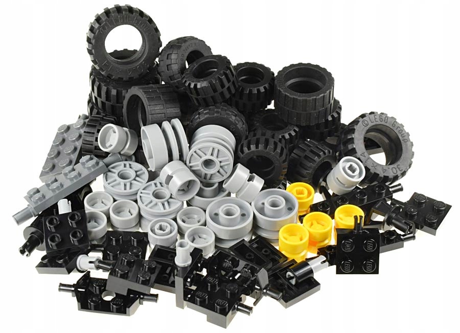

Lego Koła i Osie kółka 72 elementy Nowe