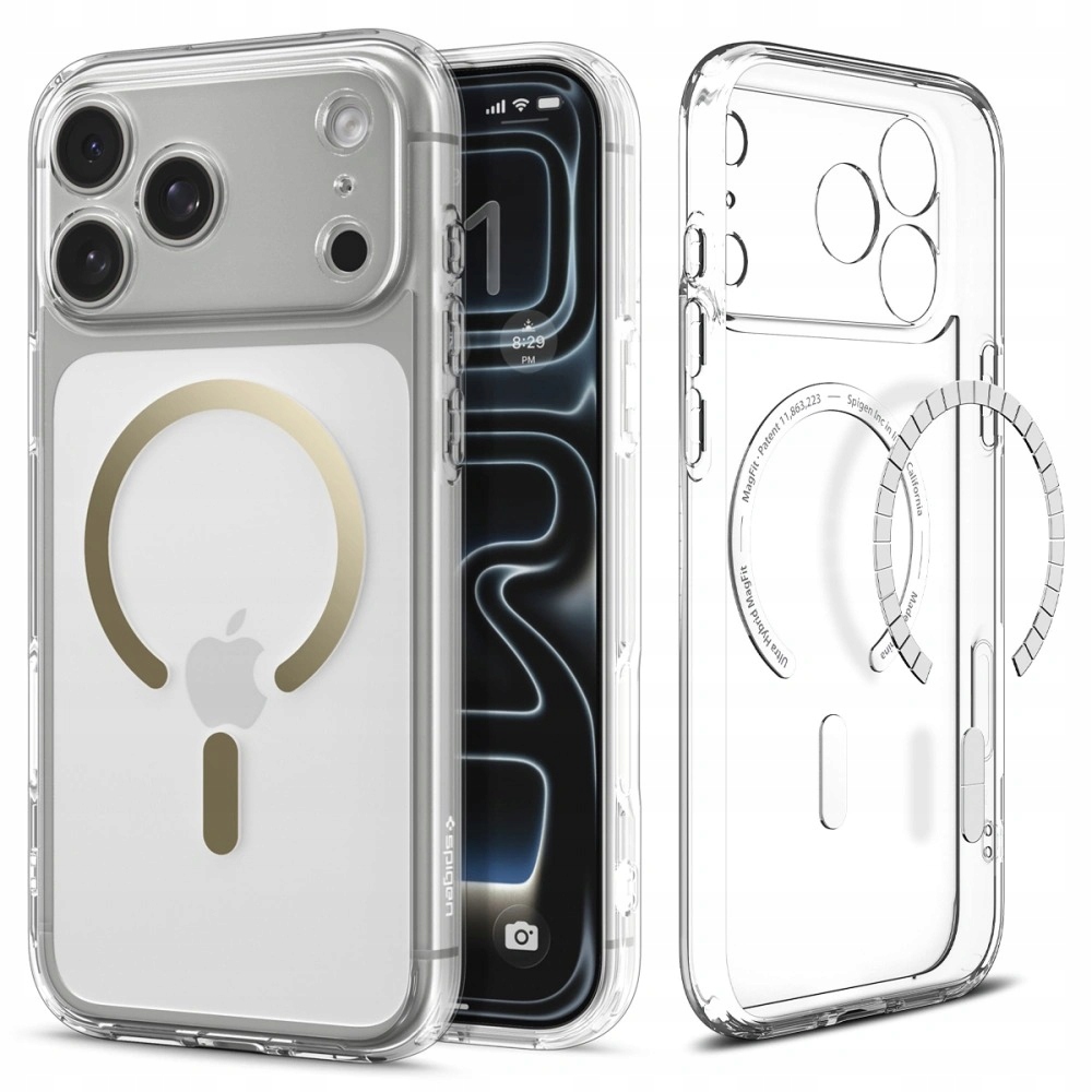 Spigen Przezroczyste Sztywne Etui Case Obudowa Magsafe Do Iphone 17 Pro Max