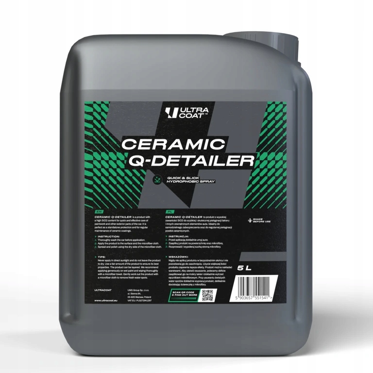 Ultracoat Ceramic Q-Detailer z Kwarcem SiO2 do Lakieru 5L