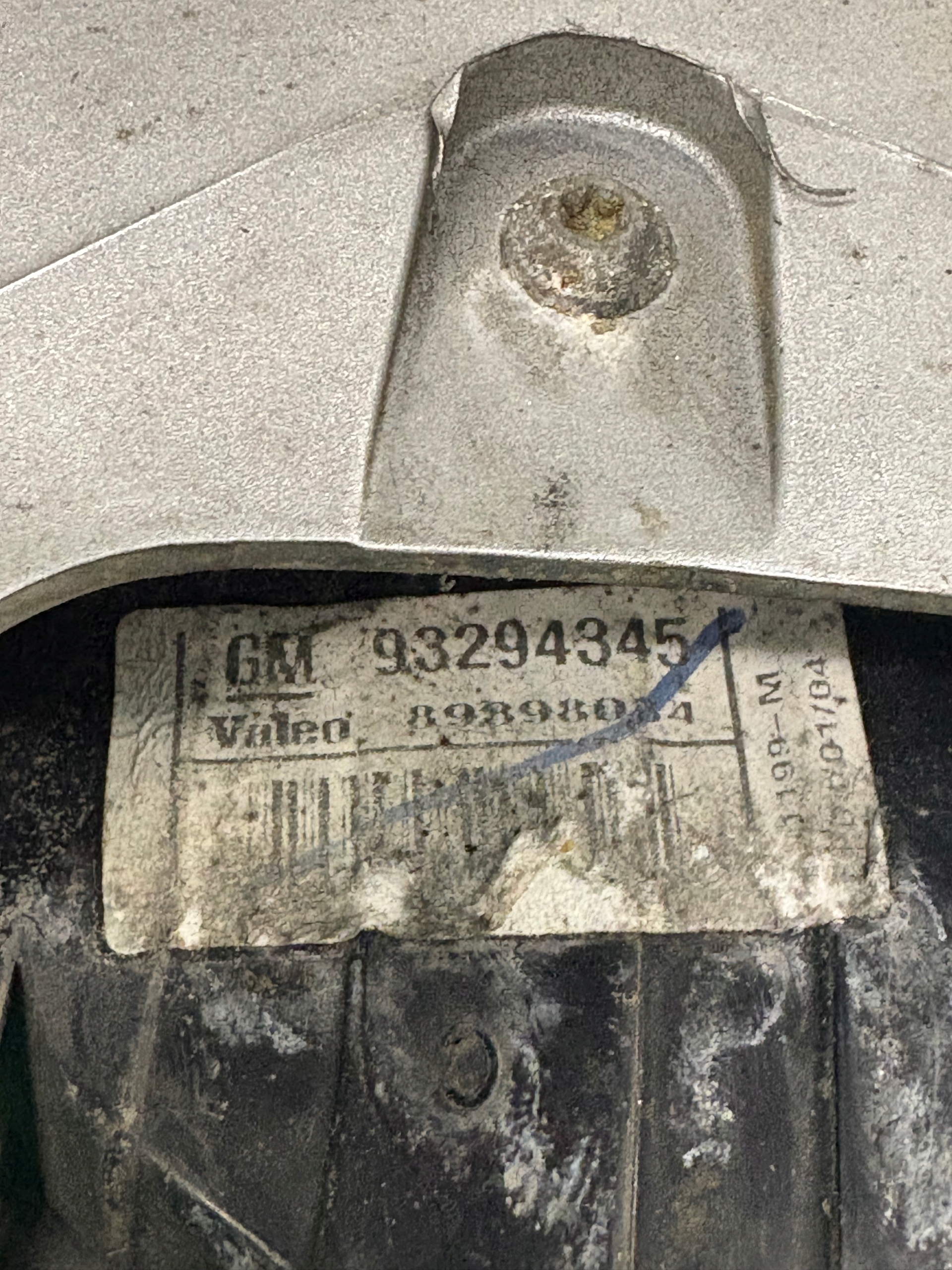 light left rear OPEL MERIVA A 93294345