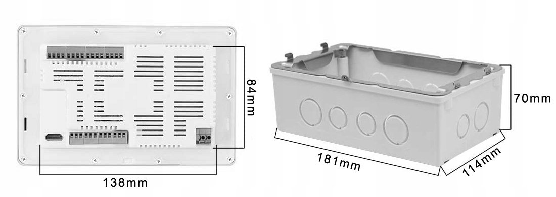 DEXON RADIO INTERNETOWE PODTYNKOWE Z BLUETOOTH SD Funkcje budzenie radiem kalendarz