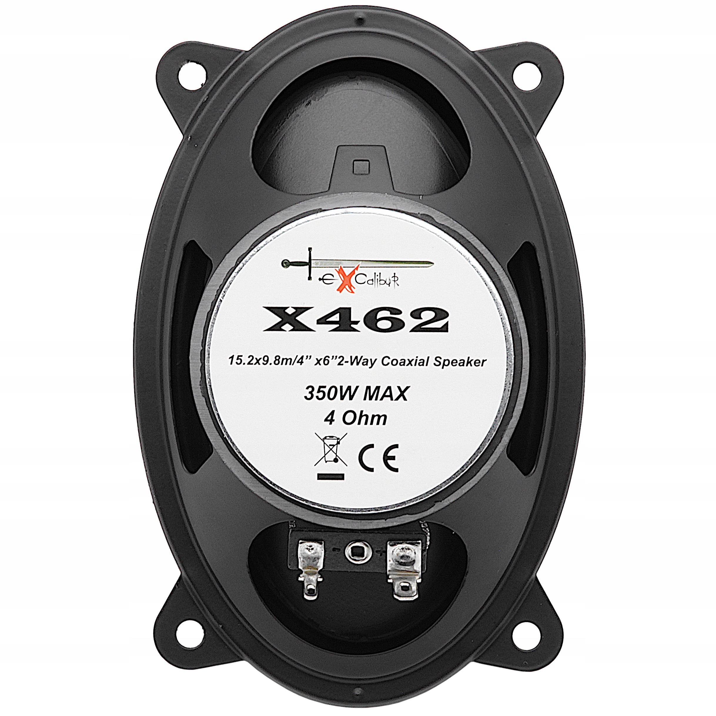 MOCNE GŁOŚNIKI SAMOCHODOWE 4x6" ELIPSY DO SEAT CORDOBA VARIO TOLEDO Konstrukcja dwudrożne