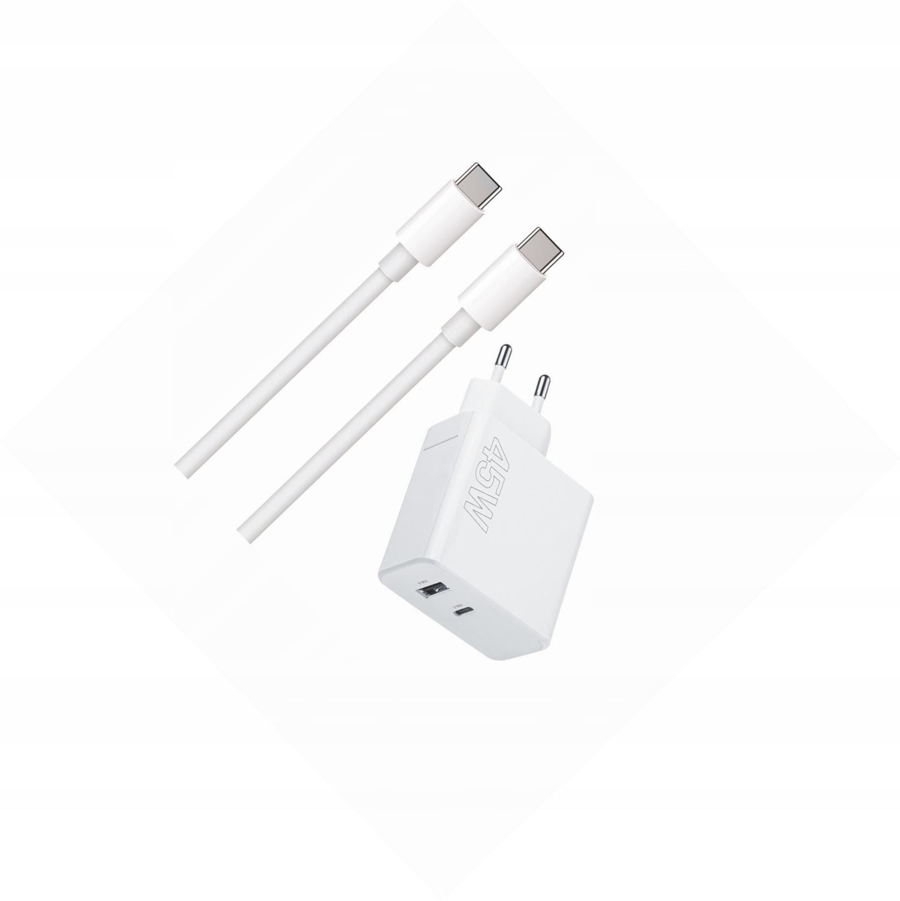 Szybka ładowarka 45W z długim kablem 2m 2 wejścia do Xiaomi Poco C40