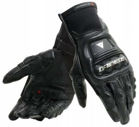 Dainese Steel-pro In Black Pánske Športové Motocyklové Rukavice Čierne