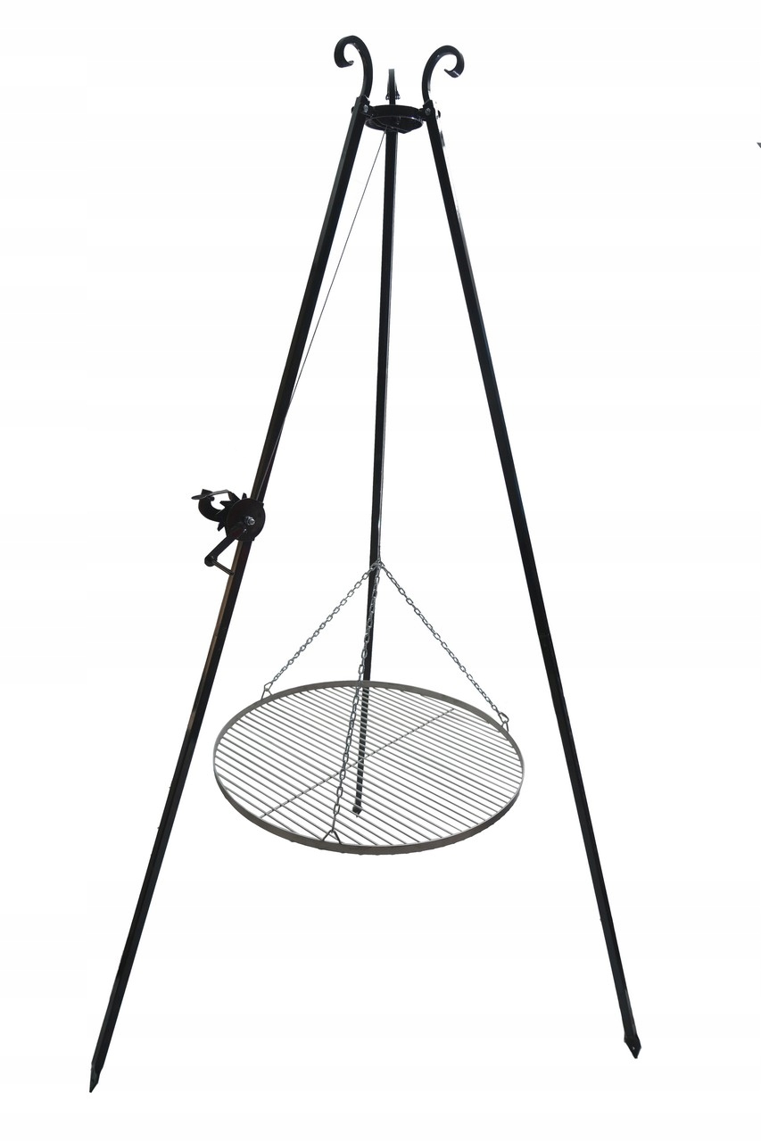 GRILL TRÓJNÓG KORBA+RUSZT NIERDZEWNY INOX 60 (Grill 80CH) • Cena