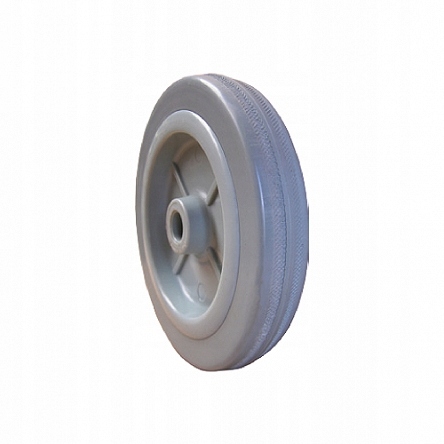 

Koło pełne 120 mm, szary kauczuk, łożysko ślizgowe