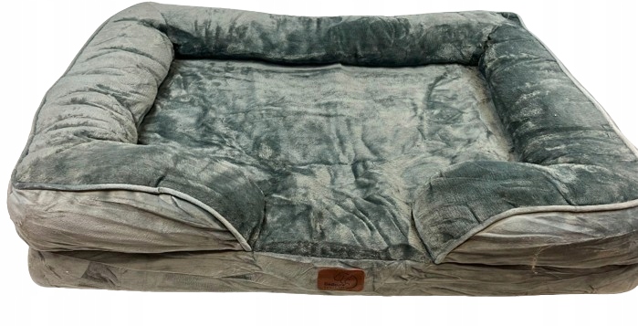 Levně Pelíšek pro psa Bedsure Comfy Pet 89 x 63 cm šedé měkké L Pohovka