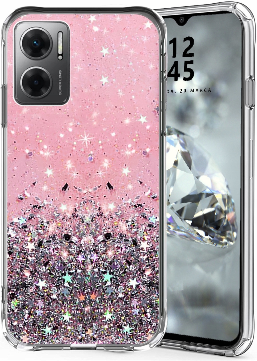 

Etui Do Redmi 10 5G Shining Brokat Case