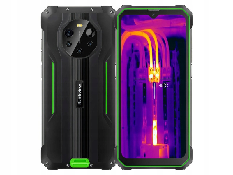Smartfon Blackview BL8800 Pro 5G 8/128GB 6.58" Thermal Zielony