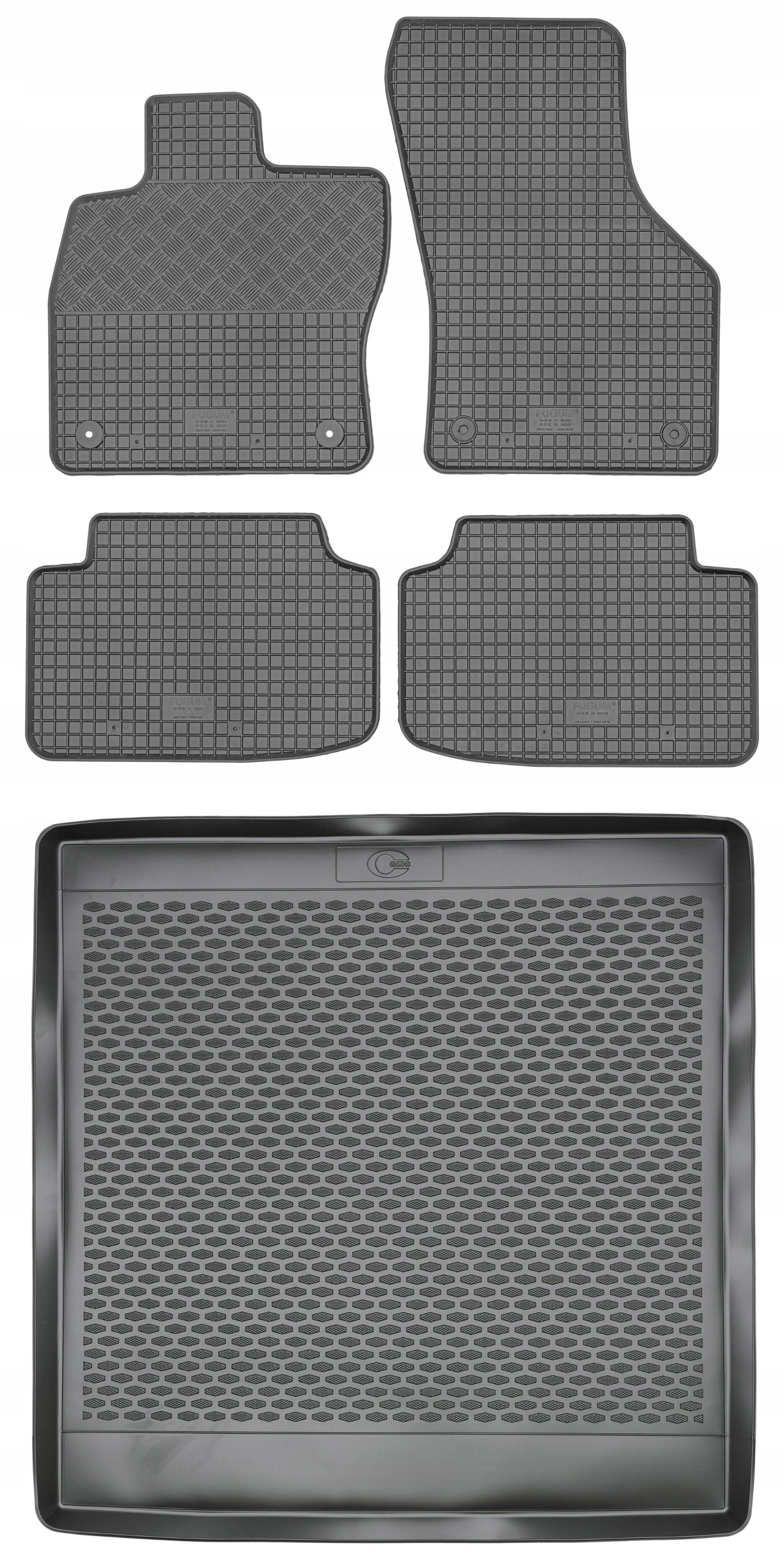 Škoda Octavia III Kombi 13-20 Sada Gumové rohože rohož