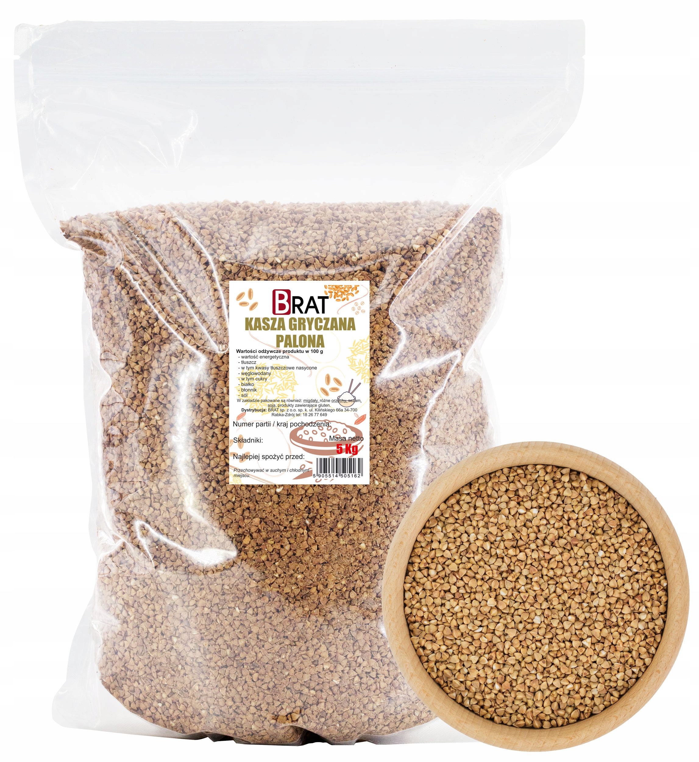 Levně 2x Brat Pohanková kaše Pražená 5 kg