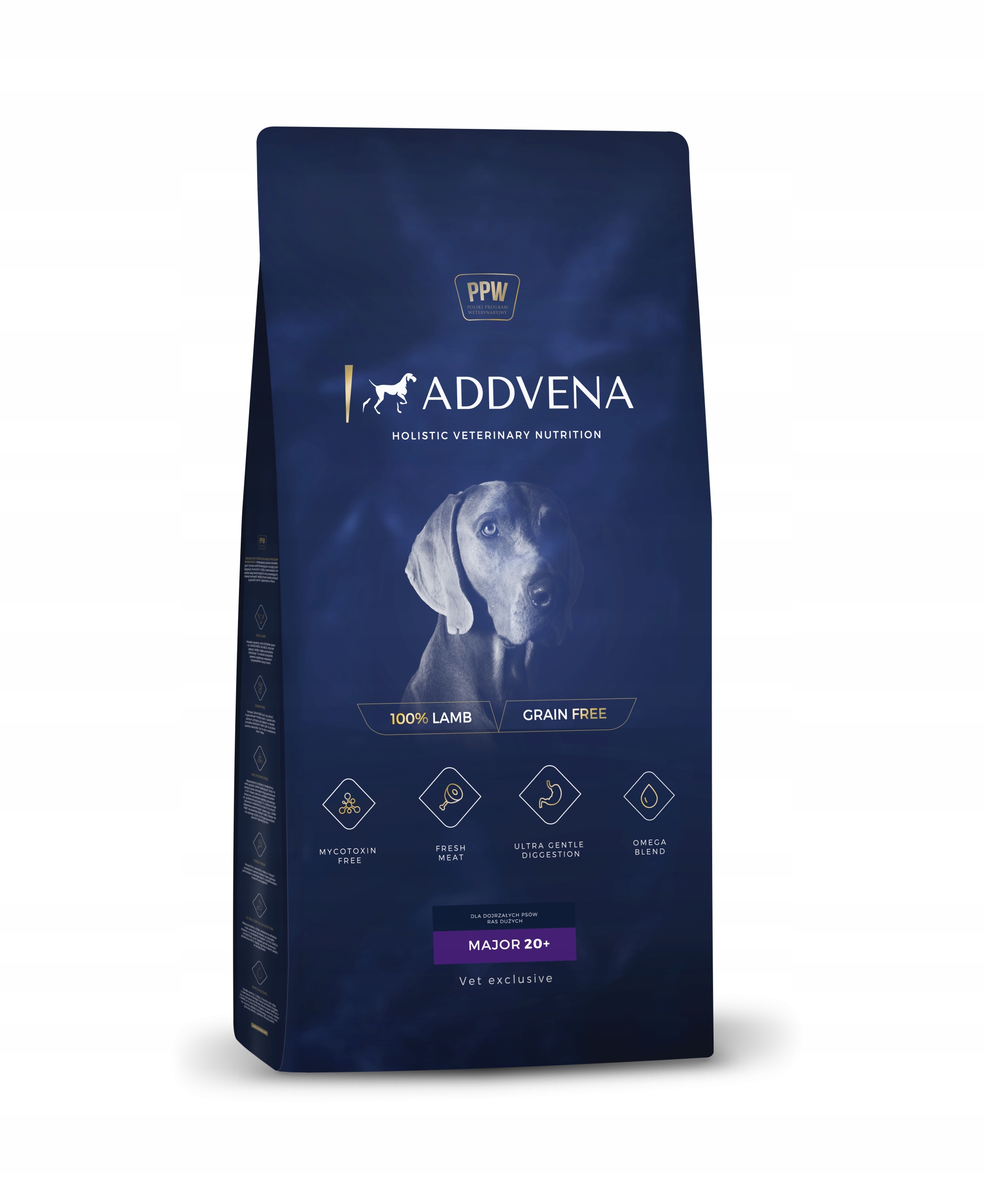 Addvena Major suché krmivo pro starší psy 2,5 kg