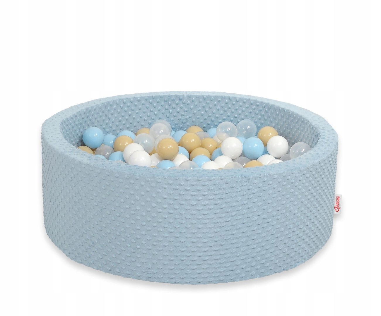 Suchy basen minky H-30 cm z piłkami 300szt. - misty blue Bobono