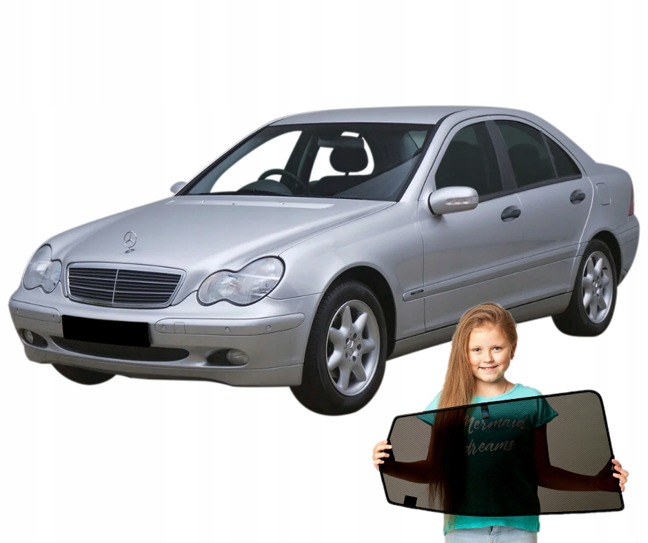 Záclony na magnetech Mercedes-Benz W203 C-třída