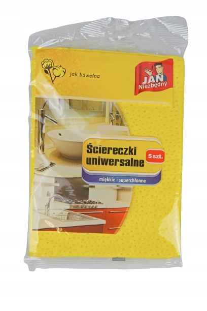 

Ściereczki Uniwersalne Bawełna Jan Niezbędny A'5