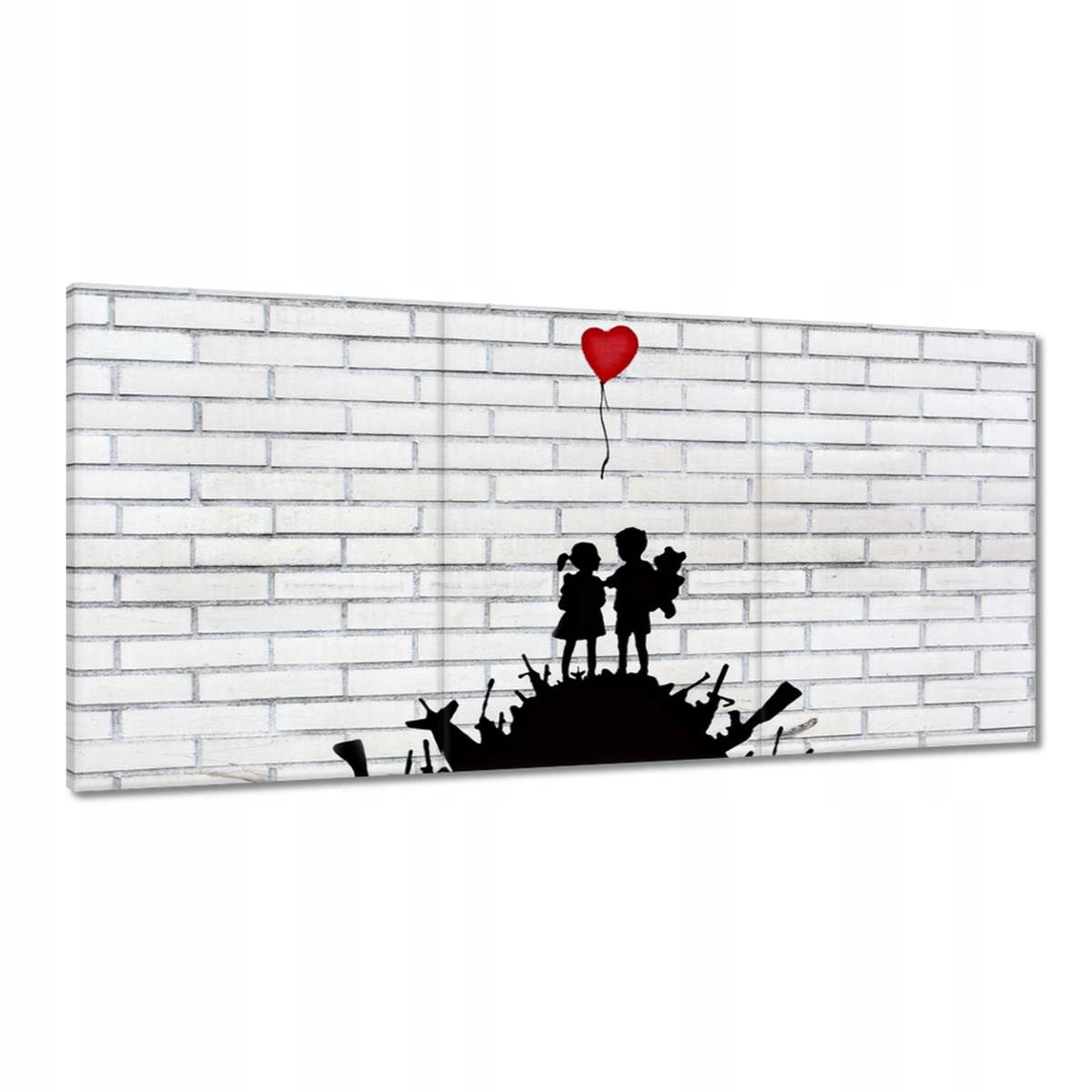 Obrazy 180x90 Banksy Hora zbrane Balón