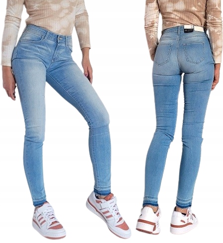 Wrangler body bespoke Skinny W27 L34 S 36 úzké nohavice světlé