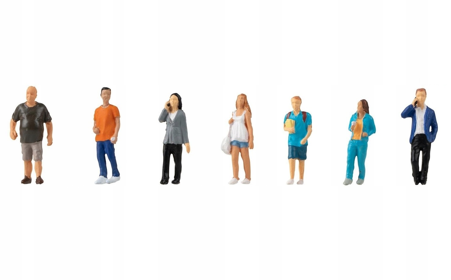 Faller 151636 Figurky Kolemjdoucí V Centru Města 7 ks Měřítko H0 1:87