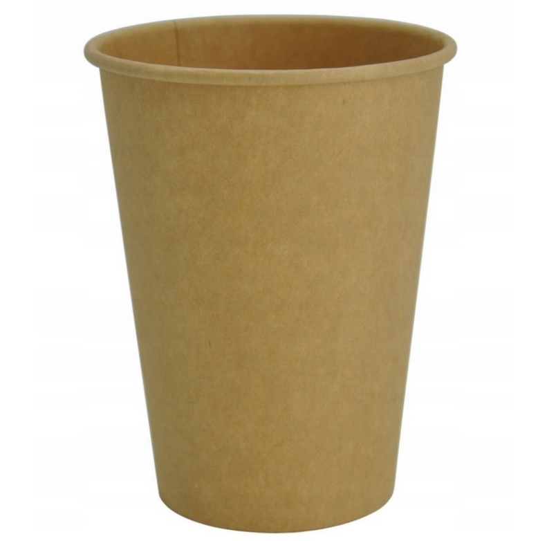 KUBEK PAPIEROWY KRAFT 300 ml CIEPLYCH/ZIMNYCH KAWA