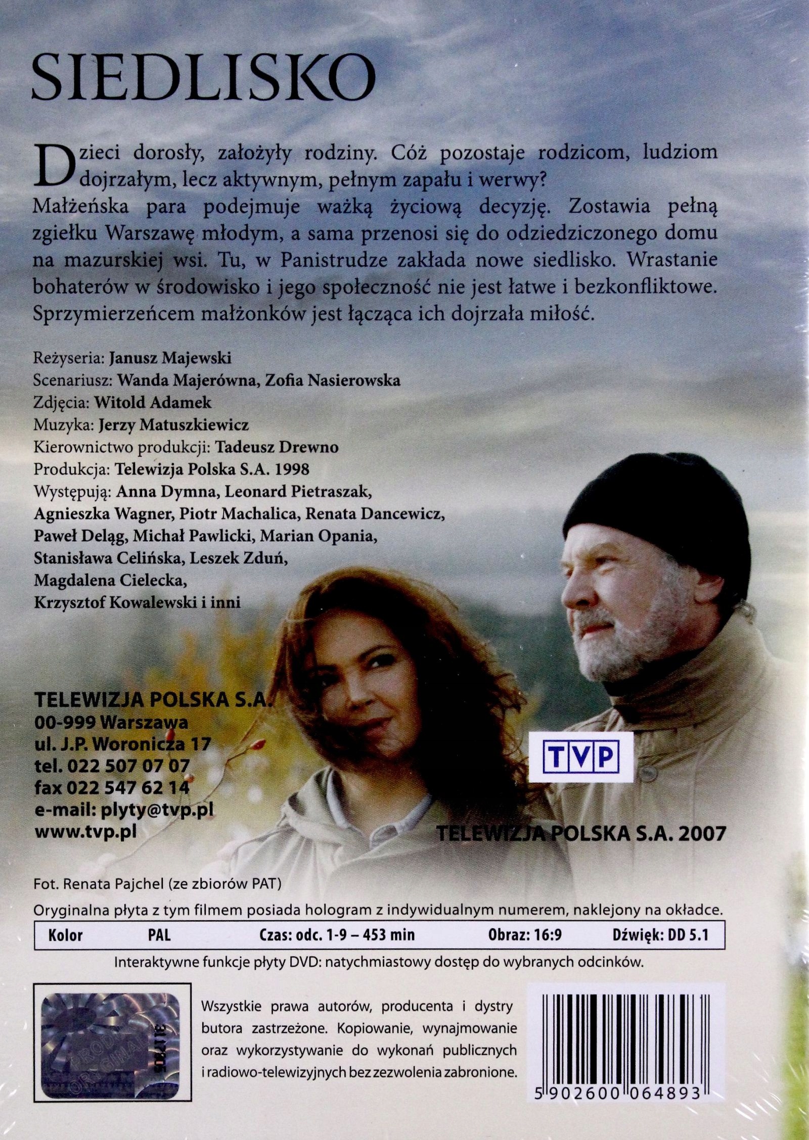 SIEDLISKO [3DVD] Stan opakowania oryginalne