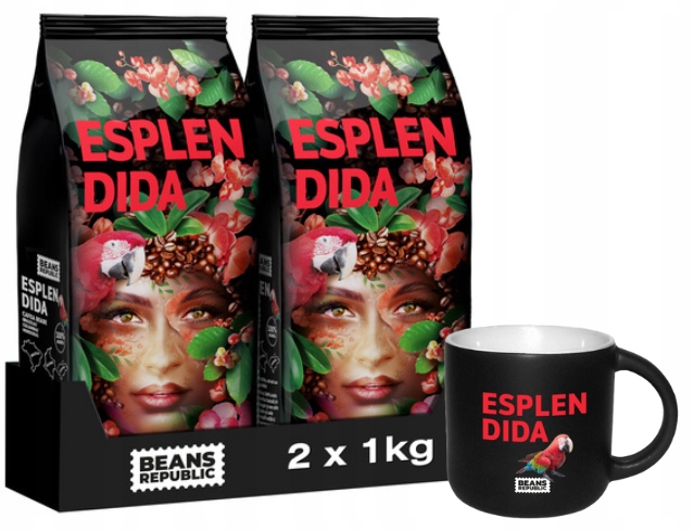 Levně Set Káva zrnková Beans Republic Esplendida 2x1 kg Dárek