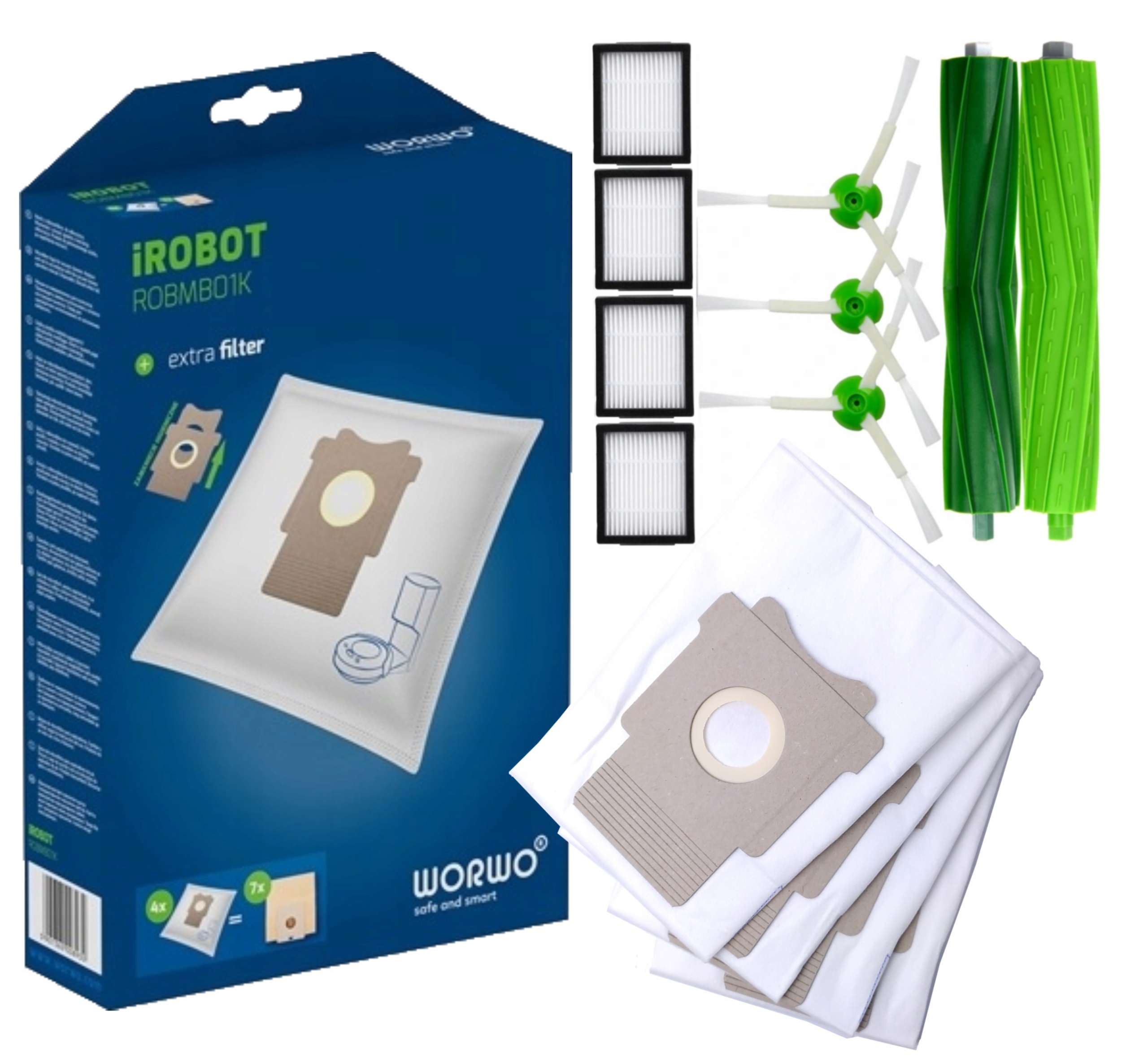 WORKI SZCZOTKI do iRobot Roomba i3+ i4+ i7+ j7+