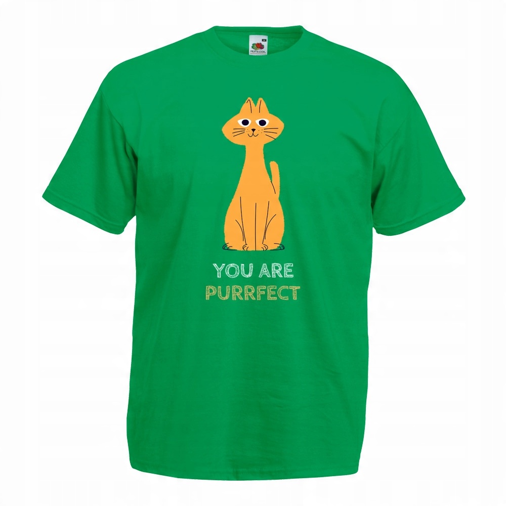 

Koszulka kot purrfect kociara kotek S zielona