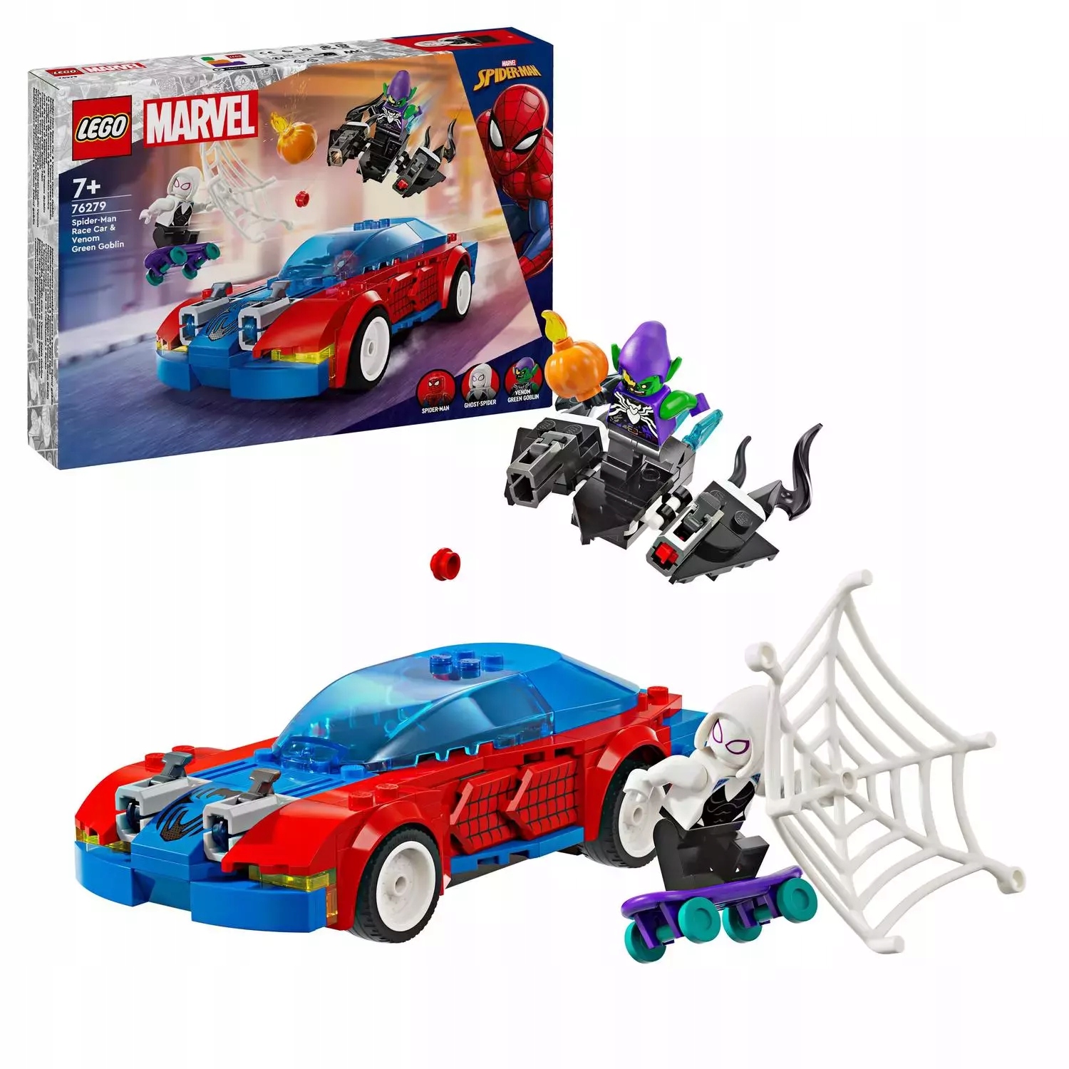 Lego Heroes Marvel Závodní Spider-Mana a Zelený Goblin 76279