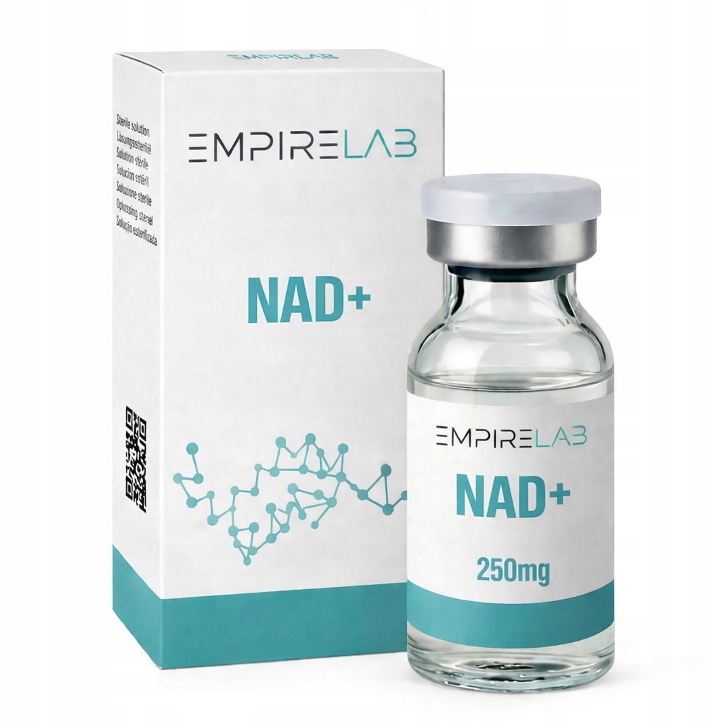 Nad+ 250mg Dinukleotyd nikotynoamidoadeninowy 10ml woda Bac EmpireLab