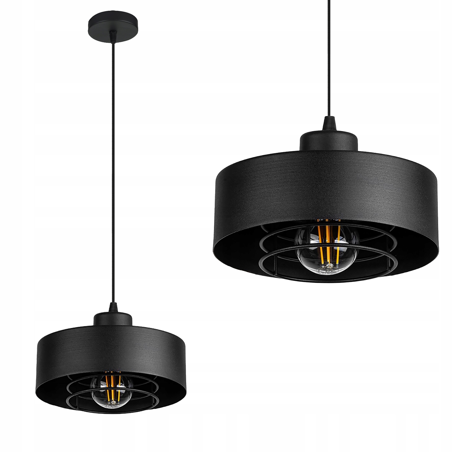 

Lampa Wisząca Sufitowa Żyrandol Plafon Loft Led
