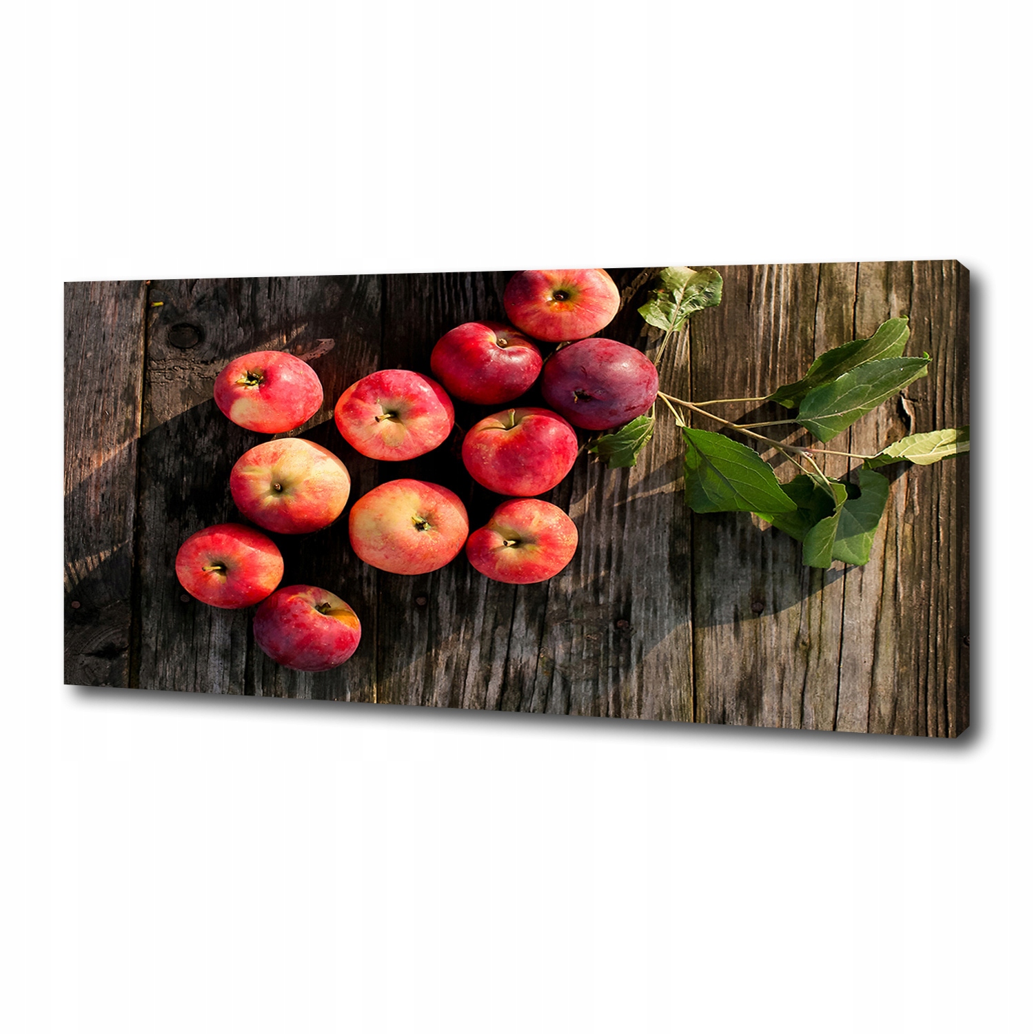 

Foto obraz na płótnie Jabłka na stole 125x50 cm