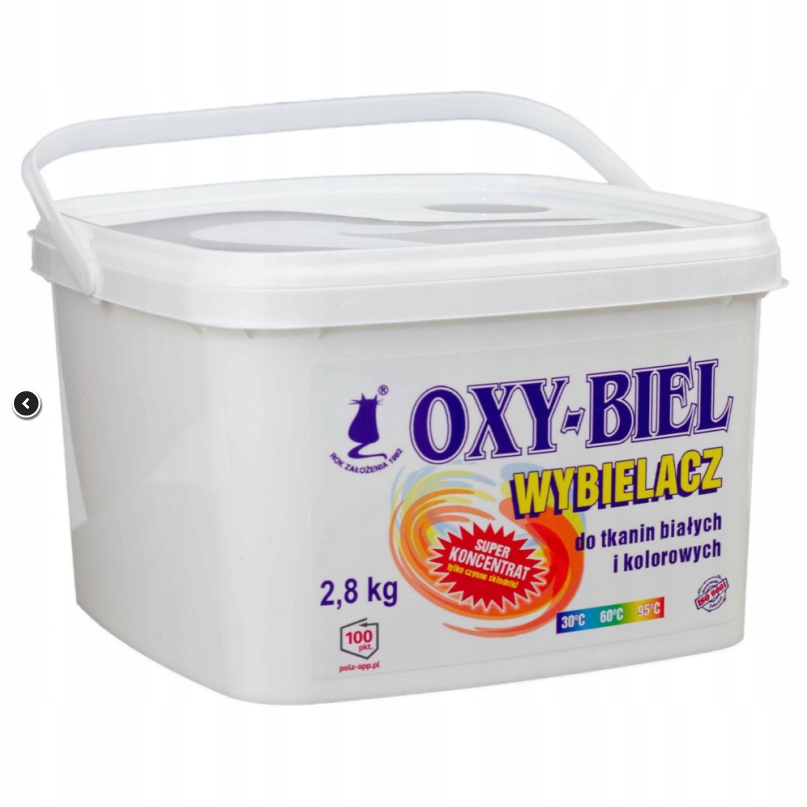 Levně Kyslíkové bělidlo na tkaniny Oxy-biel 2,8 kg Silný koncentrát