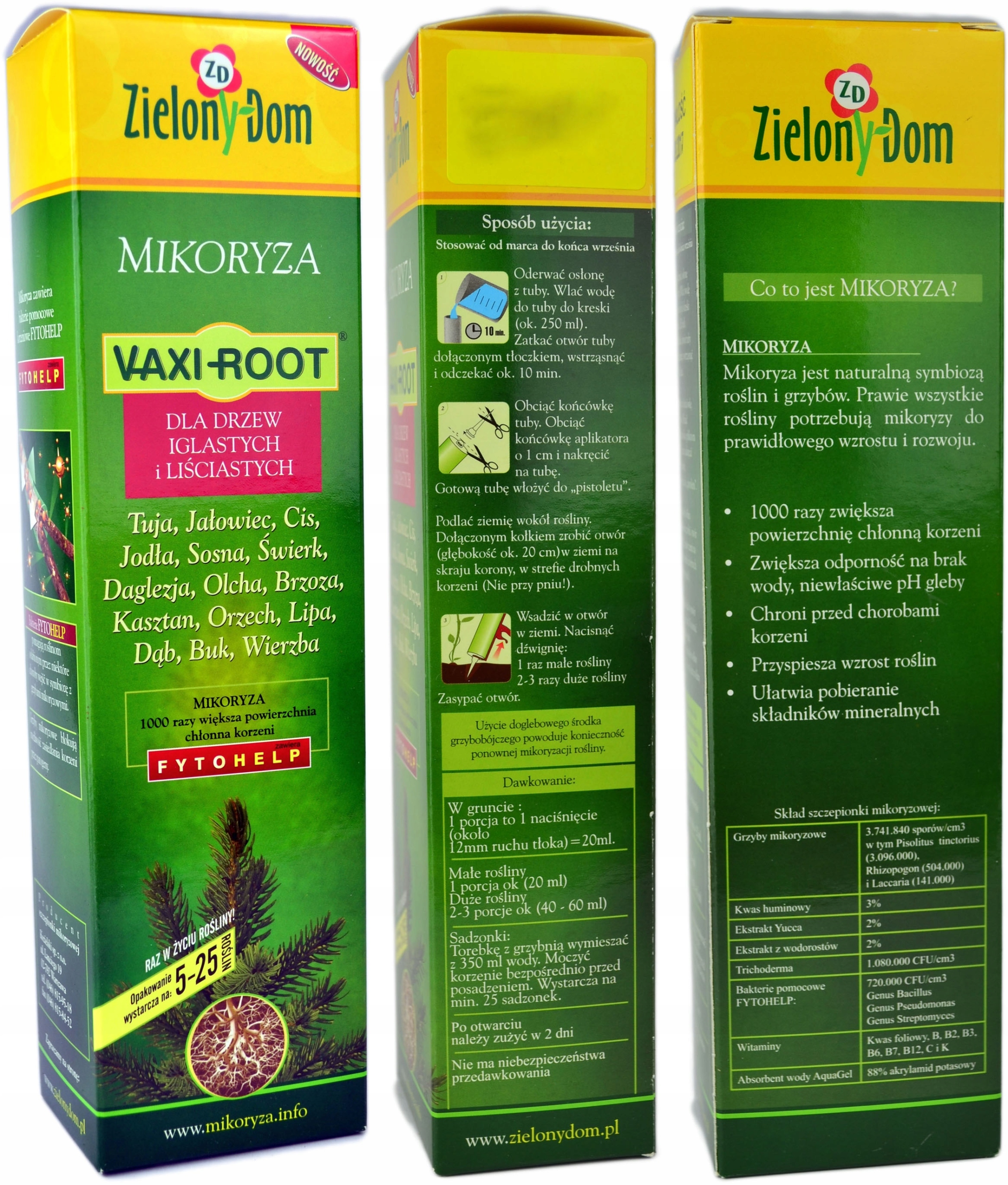 

Mikoryza Vaxi Root Do Iglaków Liściastych