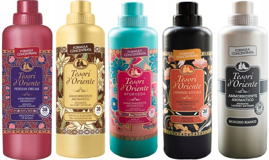 Levně Tesori d'Oriente Sada 5 italských tekutá aviváž 760 ml Pvajm