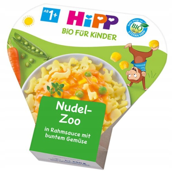 HiPP BIO Makaron Zwierzaki Zoo w Sosie Warzywnym