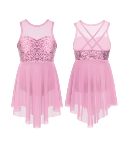 Strój Sukienka Body Sukienka Tutu Akrobatyka Balet 134 Nr 2363