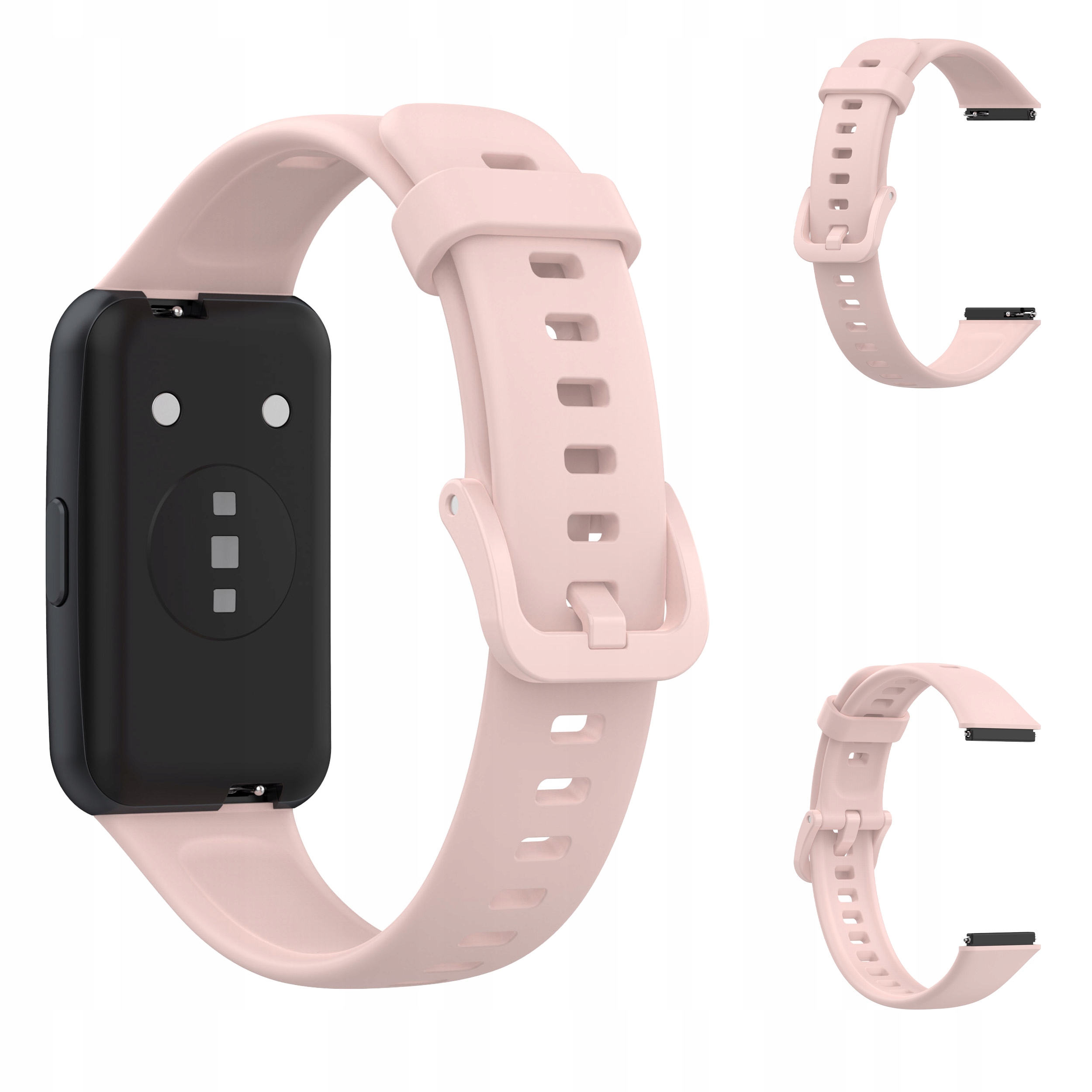 

Pasek gumowe sportowy do Huawei Band 7 Różowy