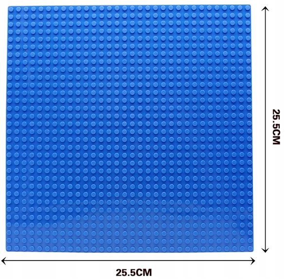 PŁYTA KONSTRYKCYJNA 32X32 PIN NIEBIESKA KLOCKI