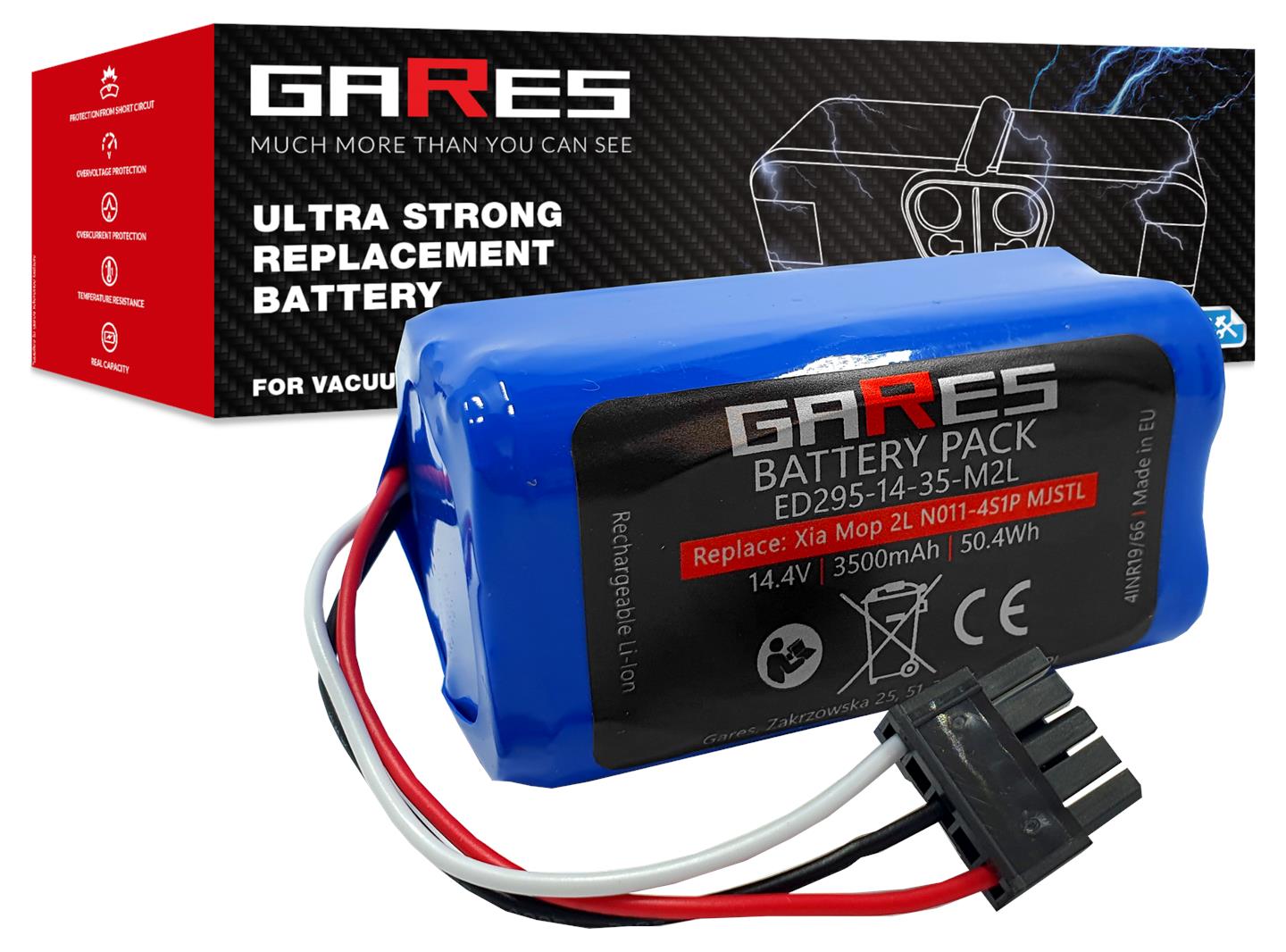 Akumulator Gares do iRobot Roomba serii Combo Essential Y011040 14,4V 3,5Ah