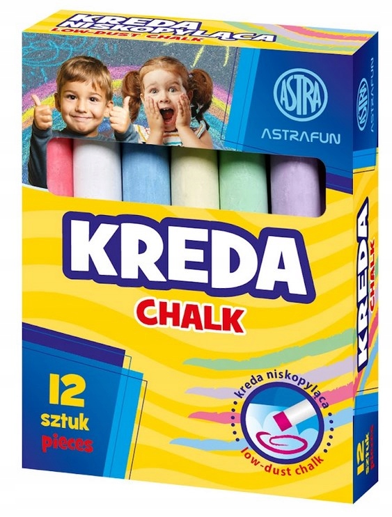 

Kreda Tablicowa Tablicy Astra 12 Szt Niskopyląca