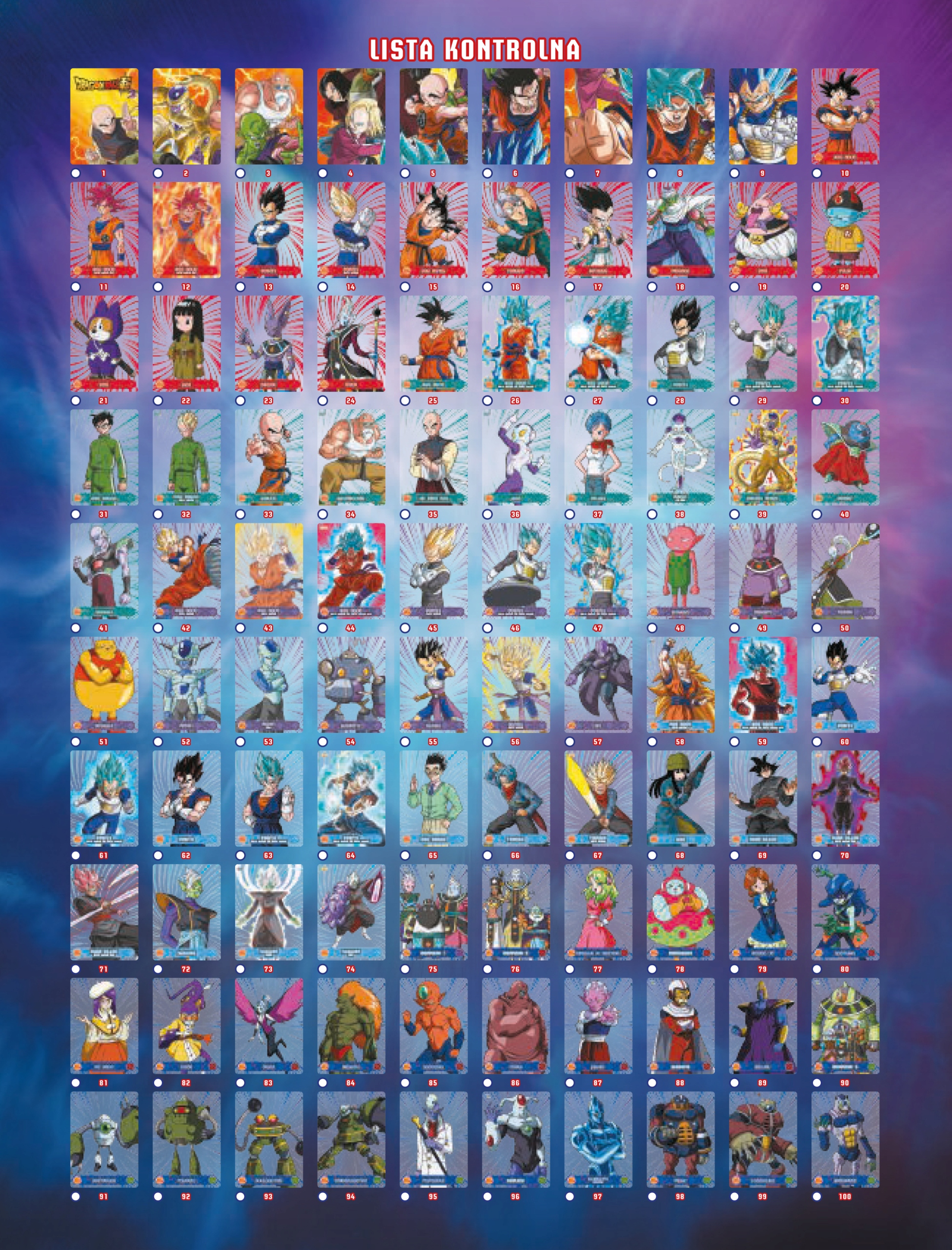 Dragon Ball Album na karty Megazestaw Startowy Panini Super Legend Son Goku Wydawnictwo PANINI