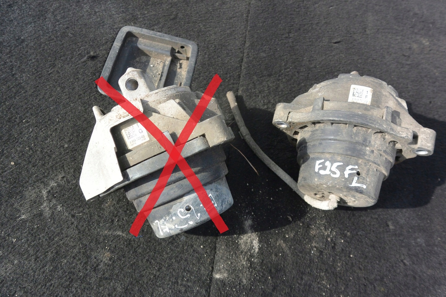 engine mount left 3.0D N57 BMW X3 F25