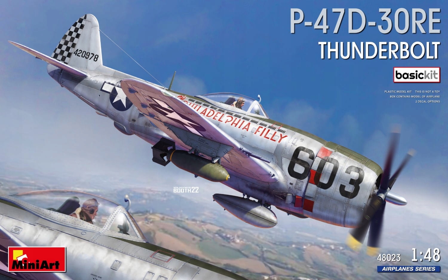 P-47D-30RE Thunderbolt – základní sada 1:48 MiniArt 48023