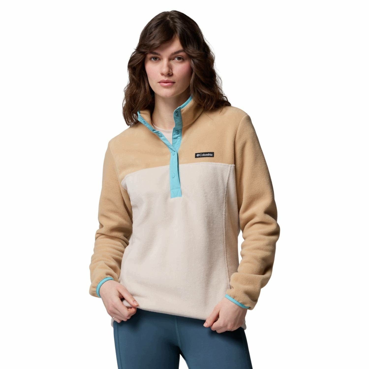 Polar Columbia Benton Springs 1/2 Snap Pullover Fleece II dark stone S