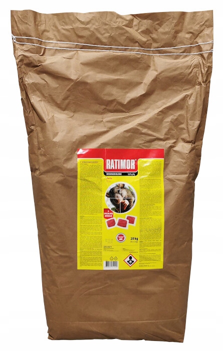 Trutka Pasta Na Myszy I Szczury Bromadiolone 20 Kg Do Profesjonalnego