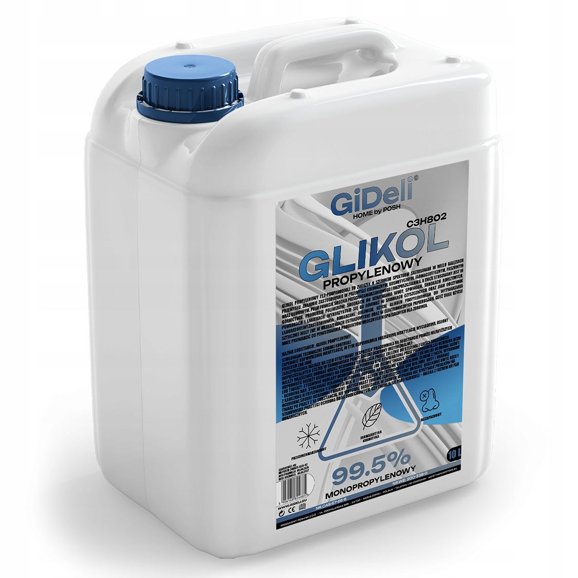 GiDeli Glikol Propylenowy Farmaceutyczny 99,5 % 10L